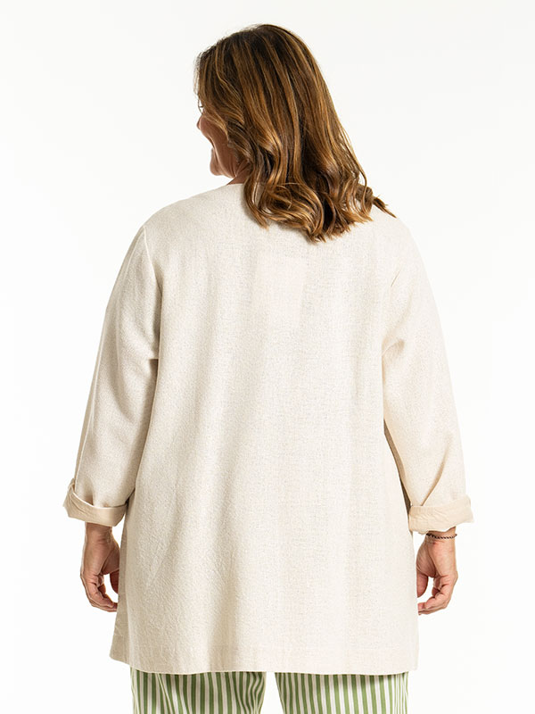 JOSEFIN - Plus Size Kofta fra Gozzip