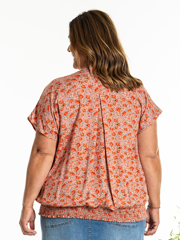 ELISE - Plus Size Blus fra Gozzip