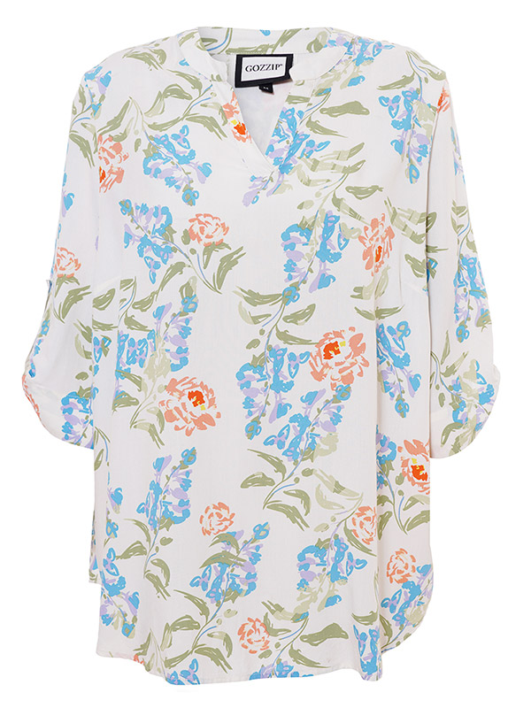 BILLIE - Plus Size Blus fra Gozzip