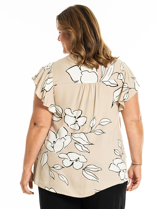 KATHLA - Plus Size Blus fra Gozzip