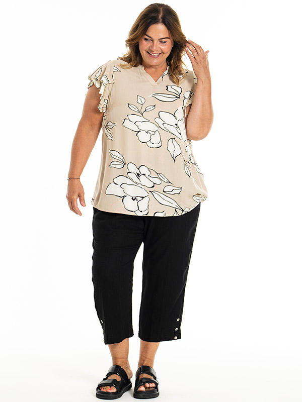 KATHLA - Plus Size Blus fra Gozzip
