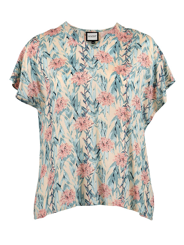 KATHLIN - Plus Size Blus fra Gozzip