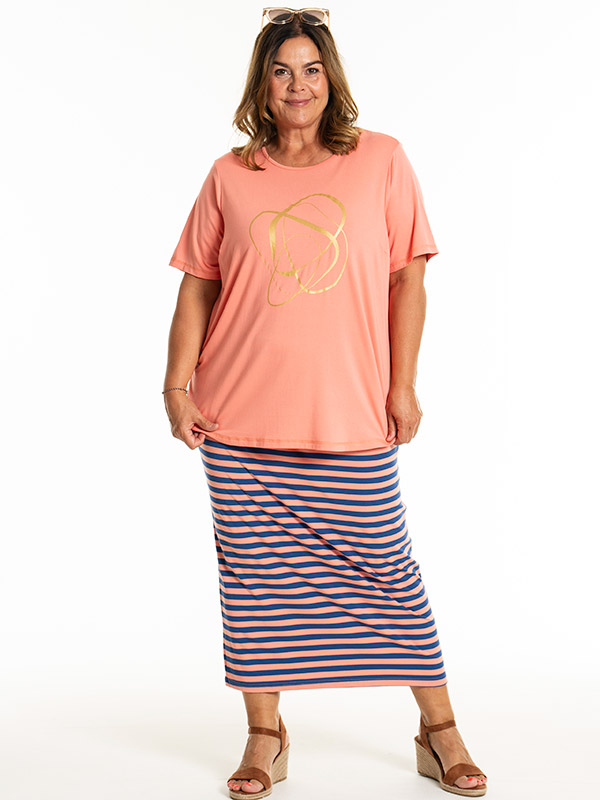 PENNIE - Plus Size Kjol fra Gozzip