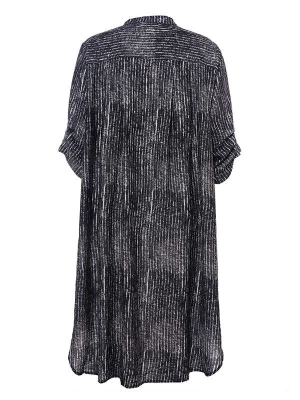 LAILA - Plus Size Klänning fra Gozzip Black