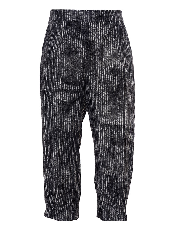 LINNA - Plus Size Byxor fra Gozzip Black