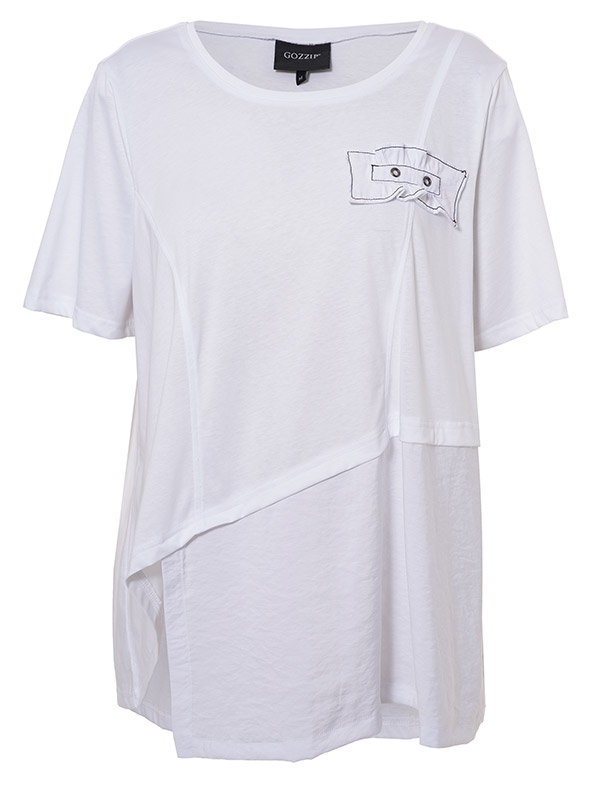 LøKKE - Plus Size T-shirt fra Gozzip Black