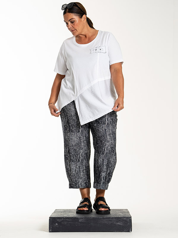LøKKE - Plus Size T-shirt fra Gozzip Black