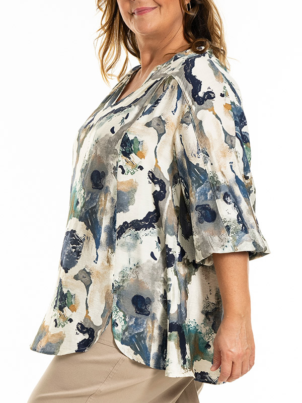 MALINA - Plus Size Blus fra Gozzip