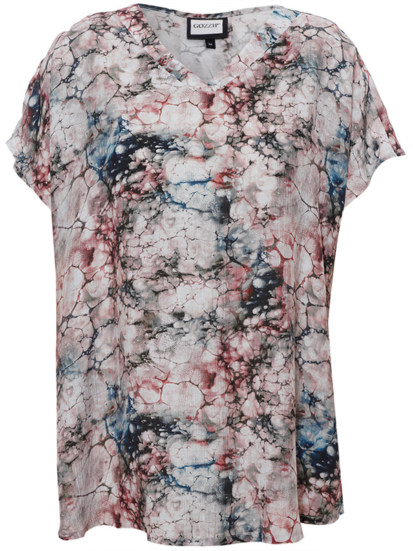 JEAN - Plus Size Blus fra Gozzip