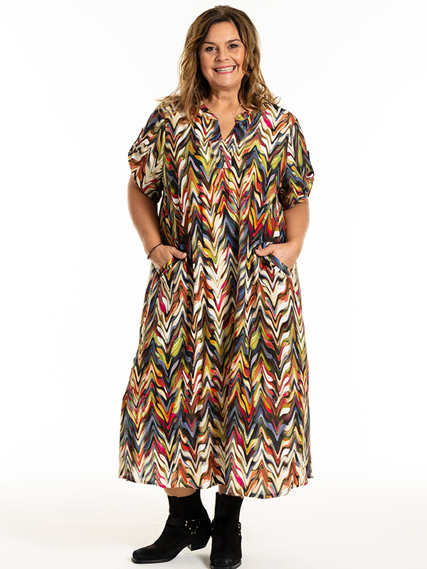 DONNA - Plus Size Klänning fra Gozzip