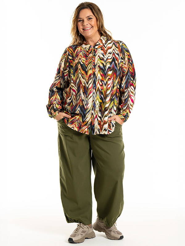 KARINA - Plus Size Skjorta fra Gozzip