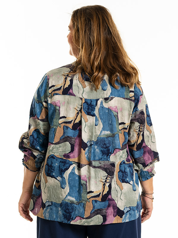 GHITA - Plus Size Blus fra Gozzip