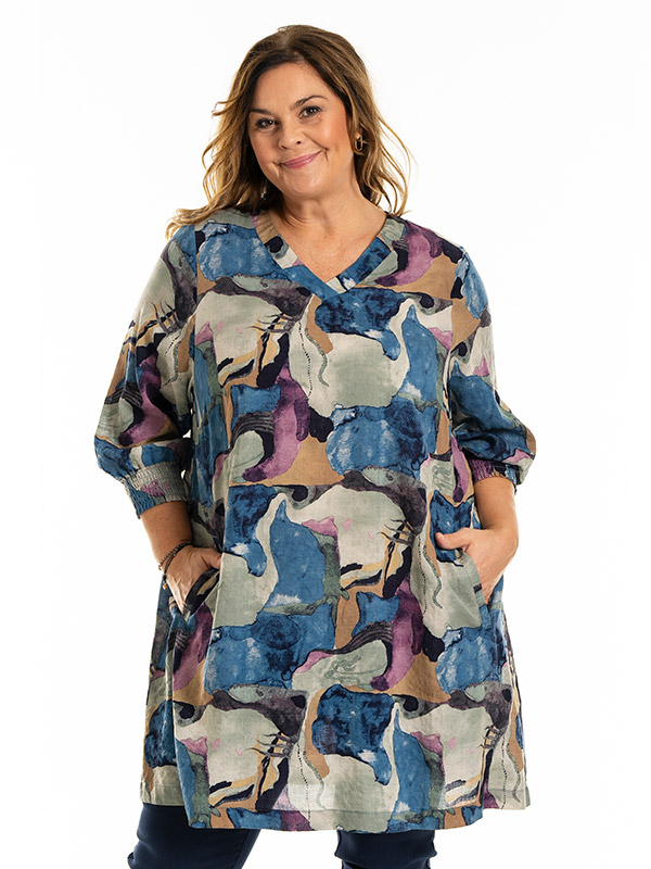 META - Plus Size Tunika fra Gozzip