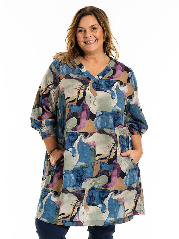 META - Plus Size Tunika fra Gozzip