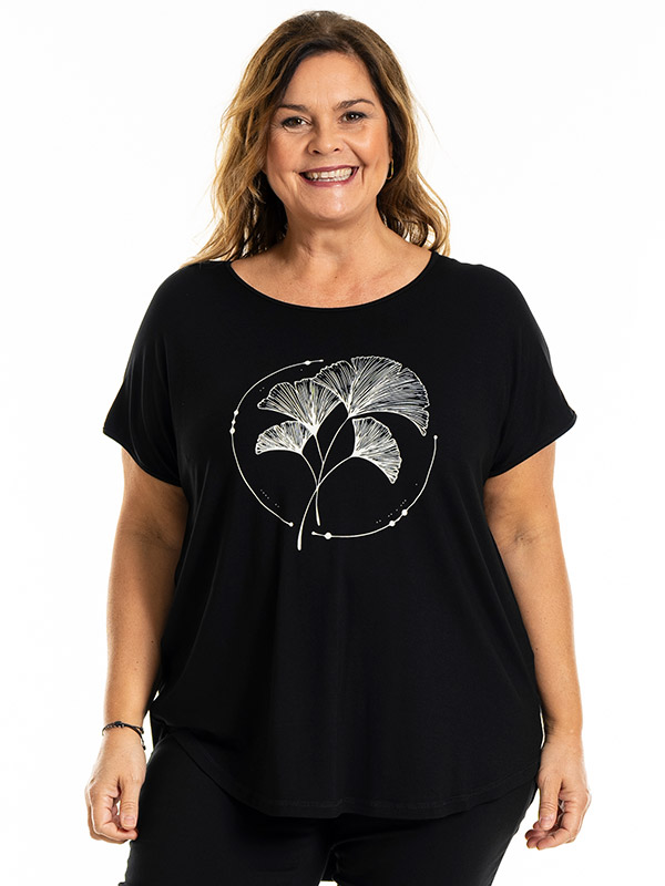 GITTE - Plus Size T-shirt fra Gozzip