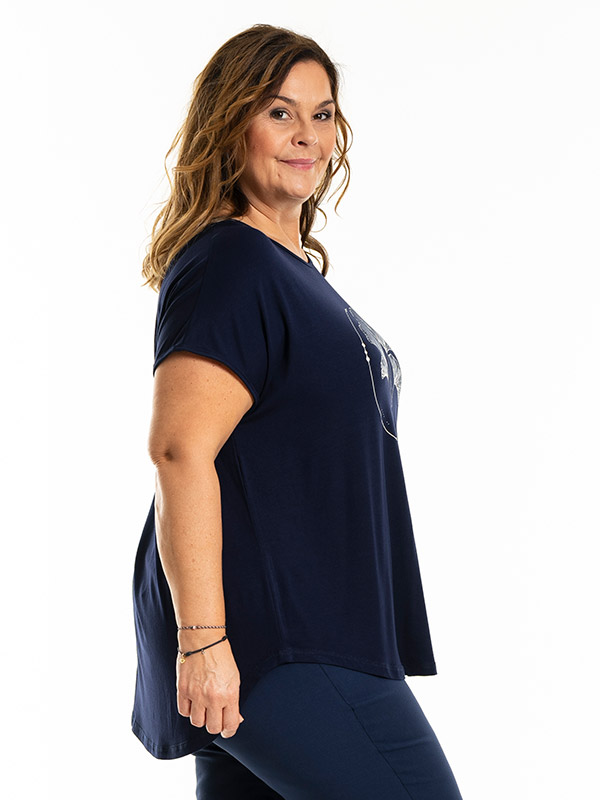 GITTE - Plus Size T-shirt fra Gozzip