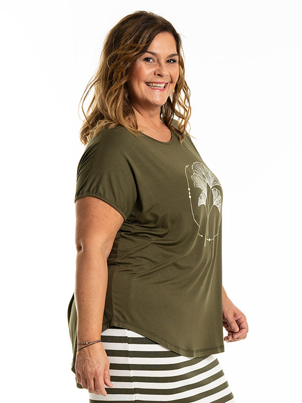 GITTE - Plus Size T-shirt fra Gozzip