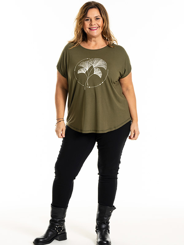 GITTE - Plus Size T-shirt fra Gozzip