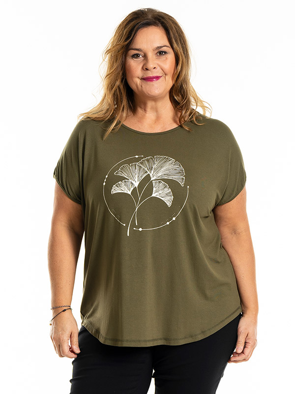 GITTE - Plus Size T-shirt fra Gozzip