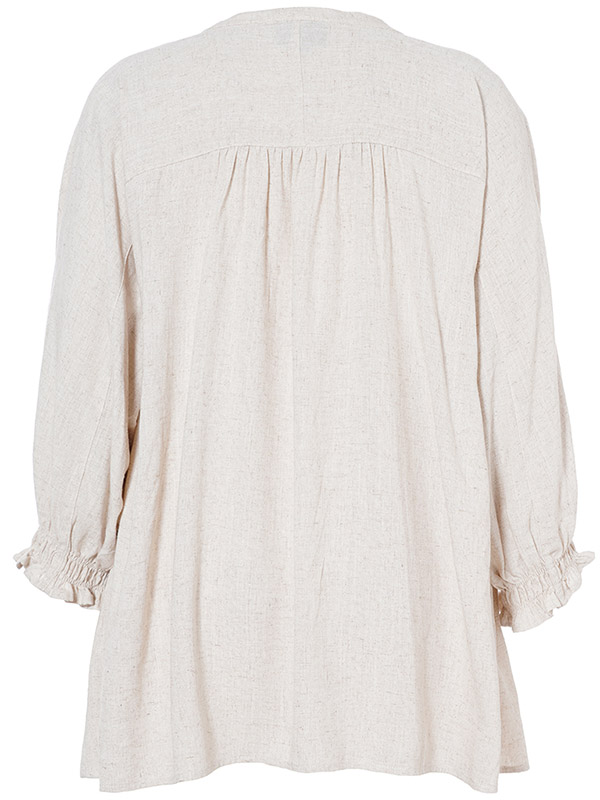 MIRJAM - Plus Size Blus fra Gozzip