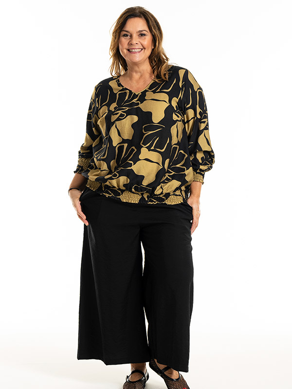 MIRABELLE - Plus Size Blus fra Gozzip