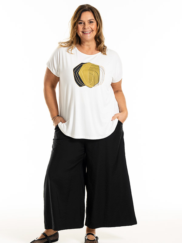 GITTE - Plus Size T-shirt fra Gozzip