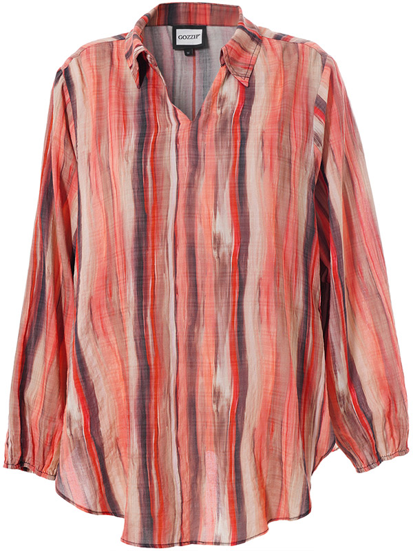 SOPHIA - Plus Size Blus fra Gozzip