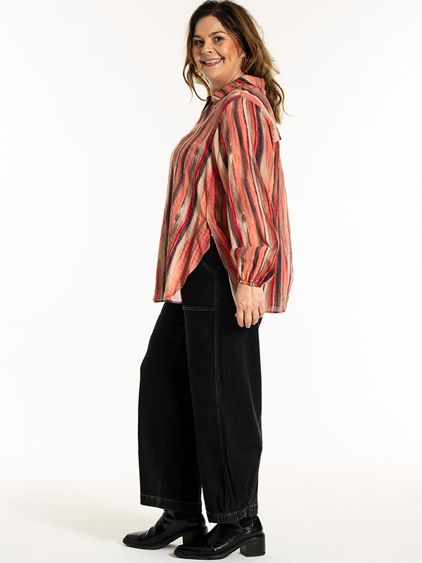 SOPHIA - Plus Size Blus fra Gozzip