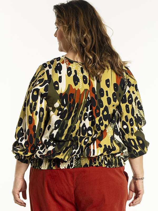 MIRABELLE - Plus Size Blus fra Gozzip