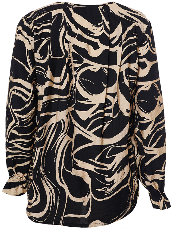 SOFIA - Plus Size Blus fra Gozzip
