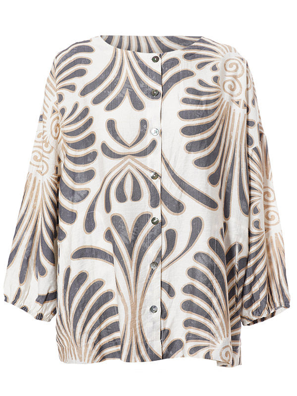 ANN-MARI - Plus Size Blus fra Gozzip