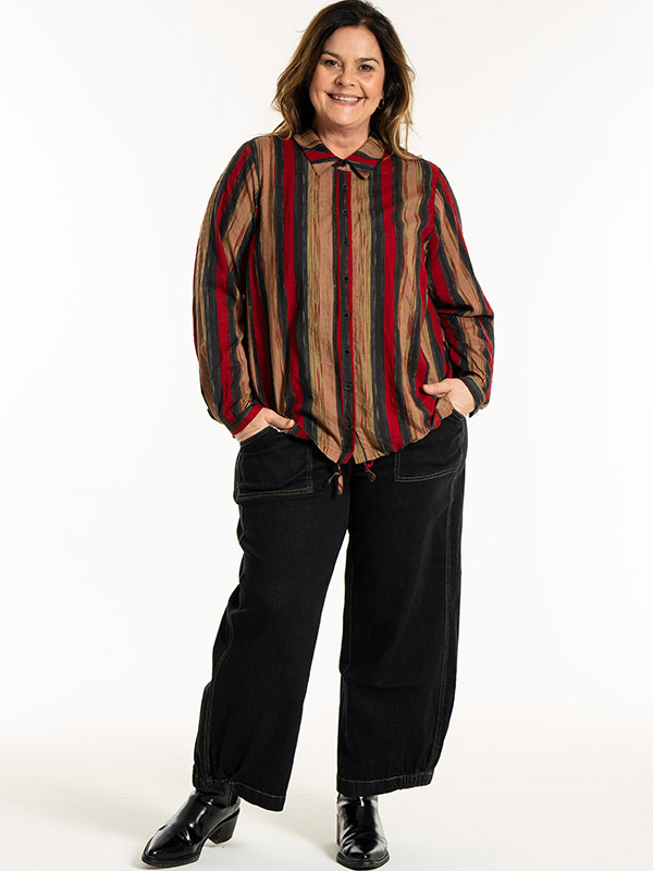 GMADISON - Plus Size Skjorta fra Gozzip