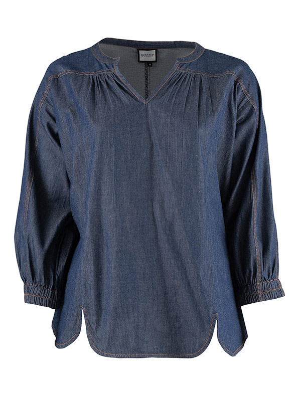 MILA - Plus Size Blus fra Gozzip