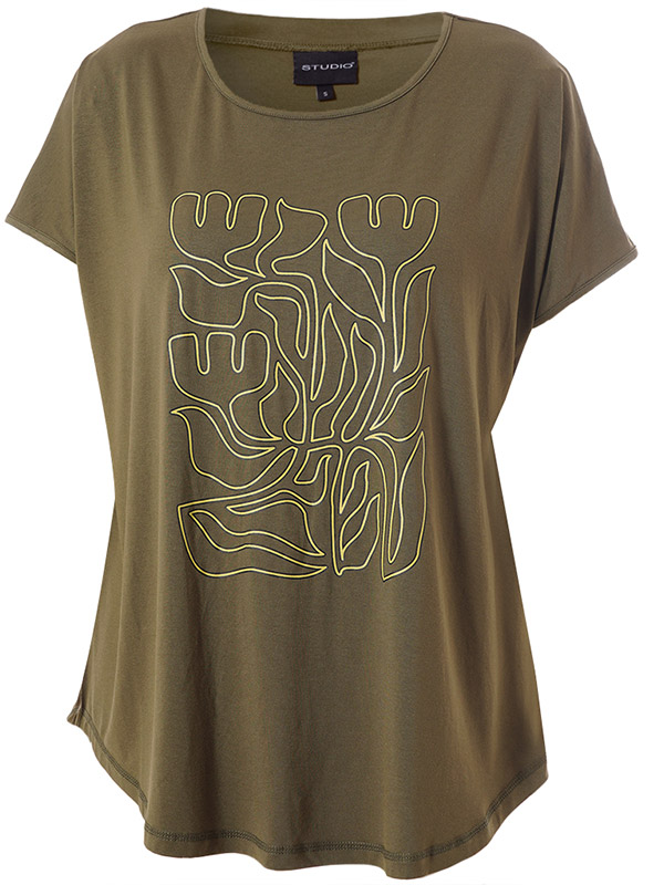 GITTE - Plus Size T-shirt fra Gozzip