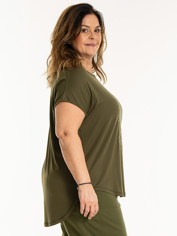 GITTE - Plus Size T-shirt fra Gozzip