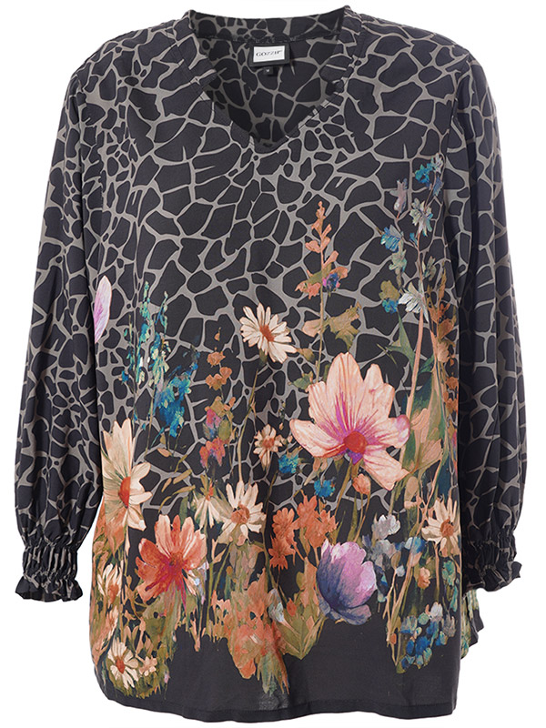 KETTY - Plus Size Blus fra Gozzip