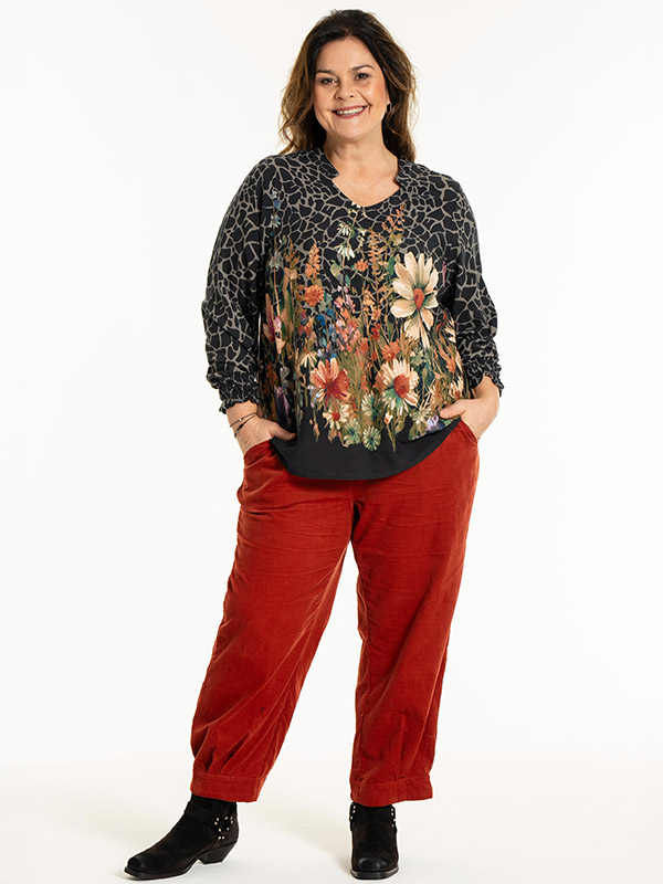 KETTY - Plus Size Blus fra Gozzip