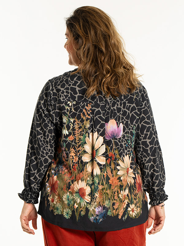 KETTY - Plus Size Blus fra Gozzip