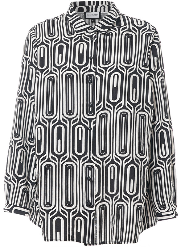 GKARINA - Plus Size Skjorta fra Gozzip