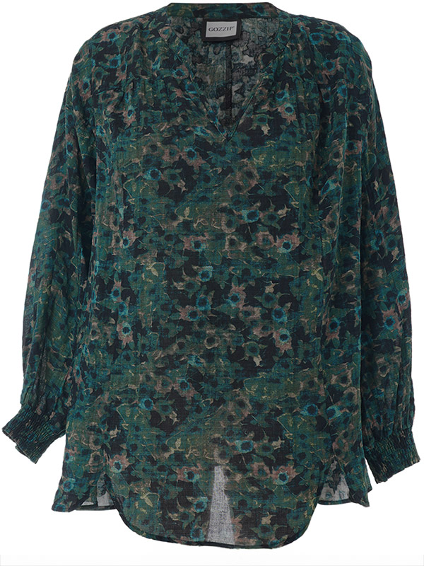 GMALINA - Plus Size Blus fra Gozzip