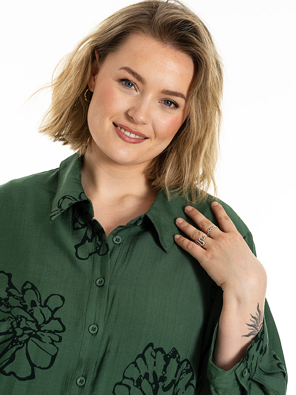 GEDITH - Plus Size Tunika fra Gozzip