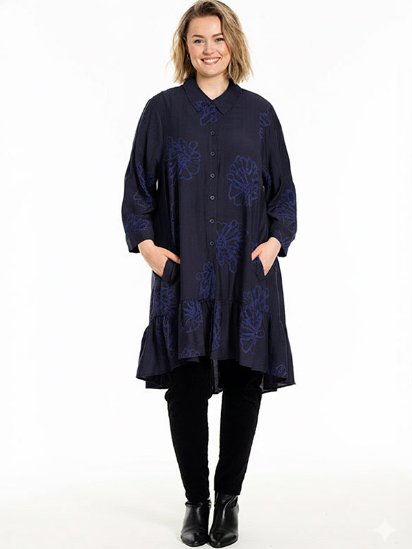 GEDITH - Plus Size Tunika fra Gozzip