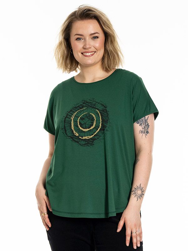 GITTE - Plus Size T-shirt fra Gozzip