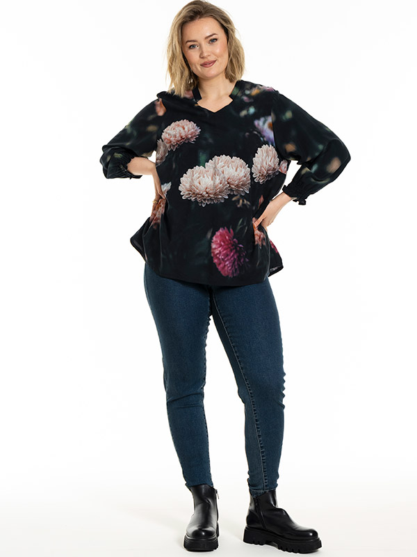 GKETTY - Plus Size Blus fra Gozzip