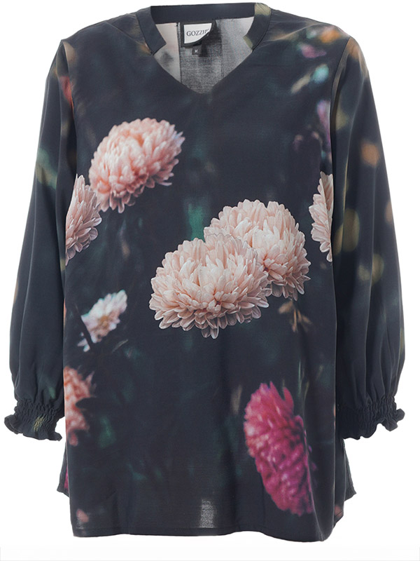 GKETTY - Plus Size Blus fra Gozzip
