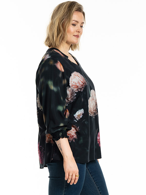 GKETTY - Plus Size Blus fra Gozzip