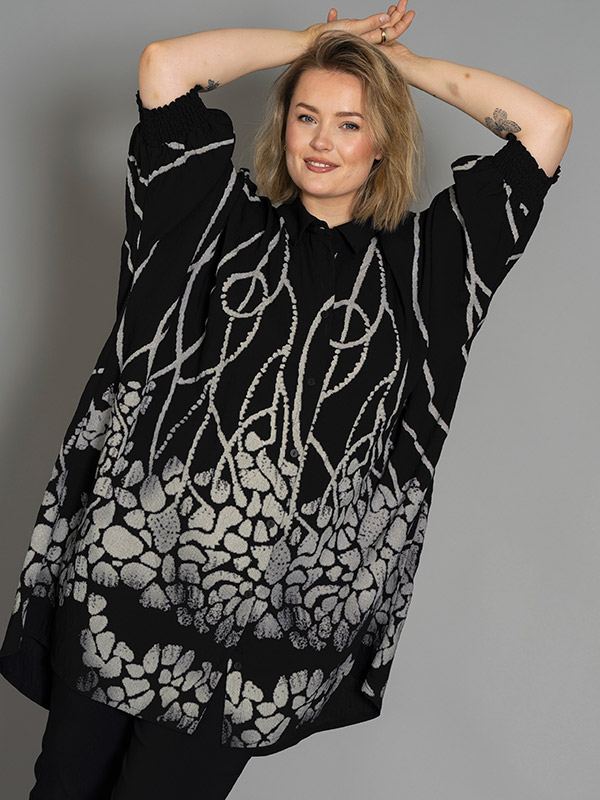 GERDA - Plus Size Tunika fra Gozzip