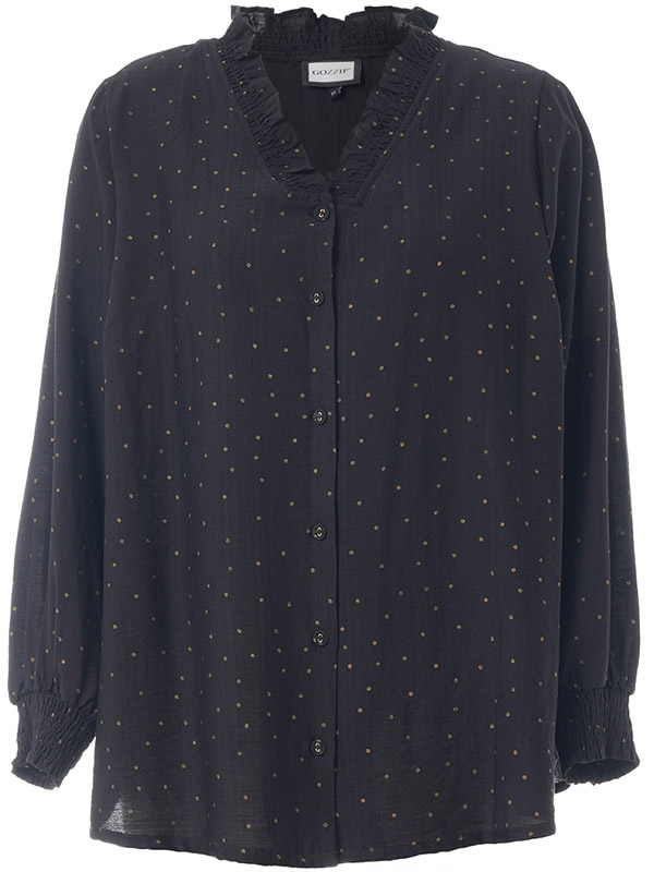 GMARIANNE - Plus Size Blus fra Gozzip