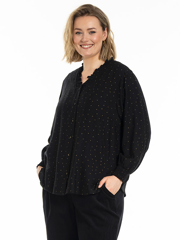 GMARIANNE - Plus Size Blus fra Gozzip