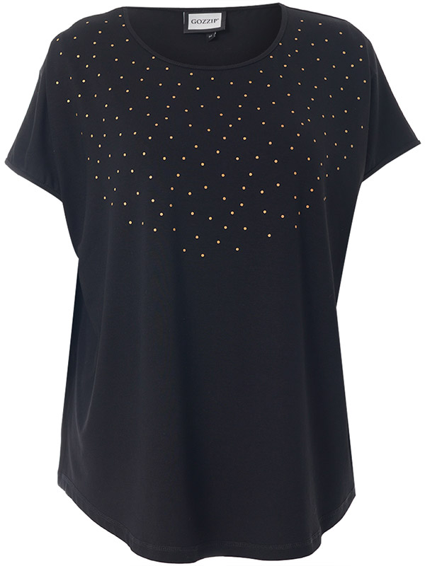 GITTE - Plus Size T-shirt fra Gozzip